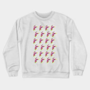 Colorful hummingbirds by #Bizzartino Crewneck Sweatshirt